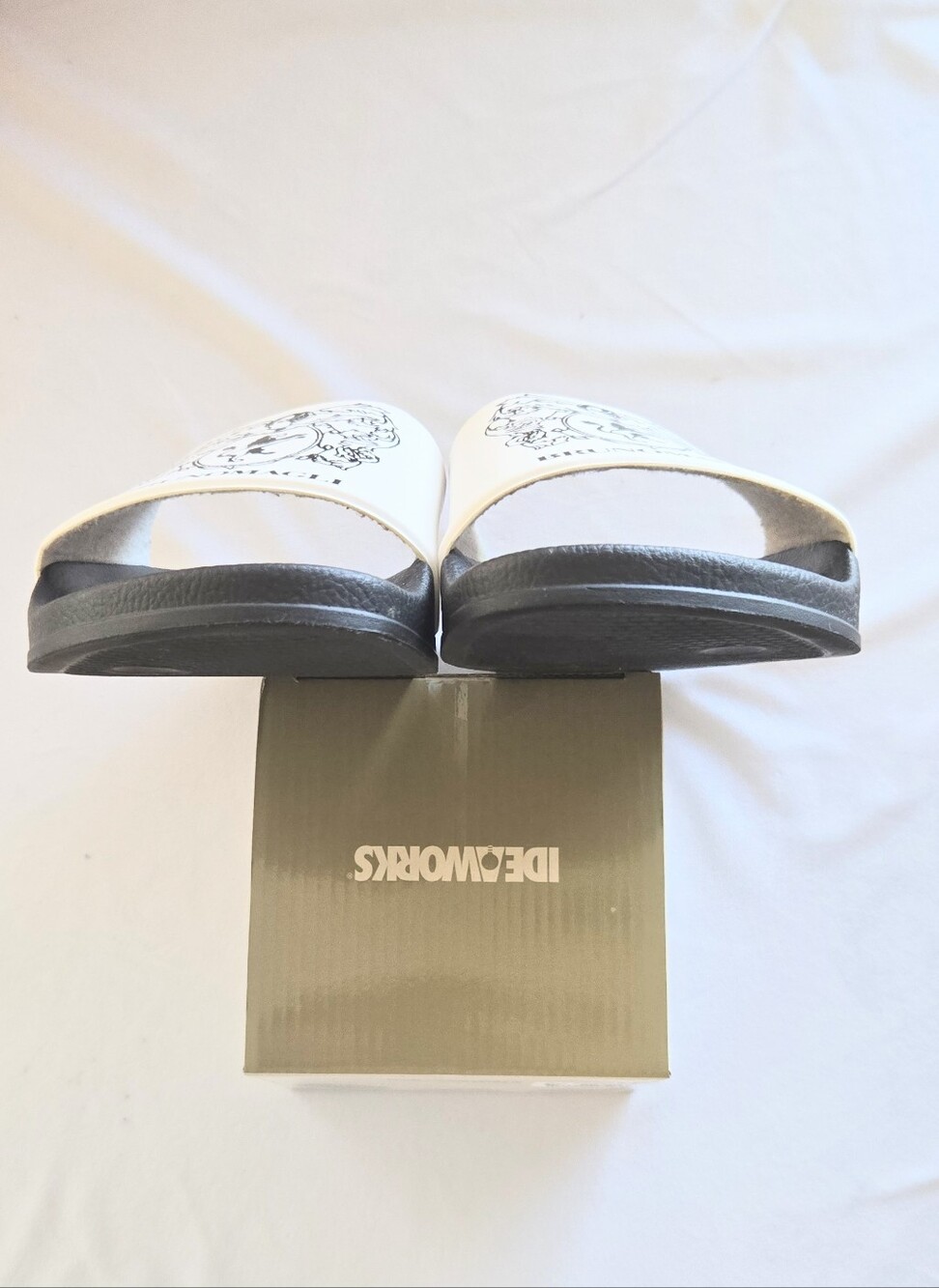 BRUNO MAGLI Martino BM600711 Mens White Slip On Slides Sandals Shoes Size 11M - Picture 6 of 7